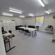 Sala depois da reforma na Escola Estadual de Ensino Fundamental Professor Augusto Meyer, em São Leopoldo