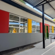 EEEF Doutor Ottoni Xavier, em Pelotas, após os trabalhos concluídos.