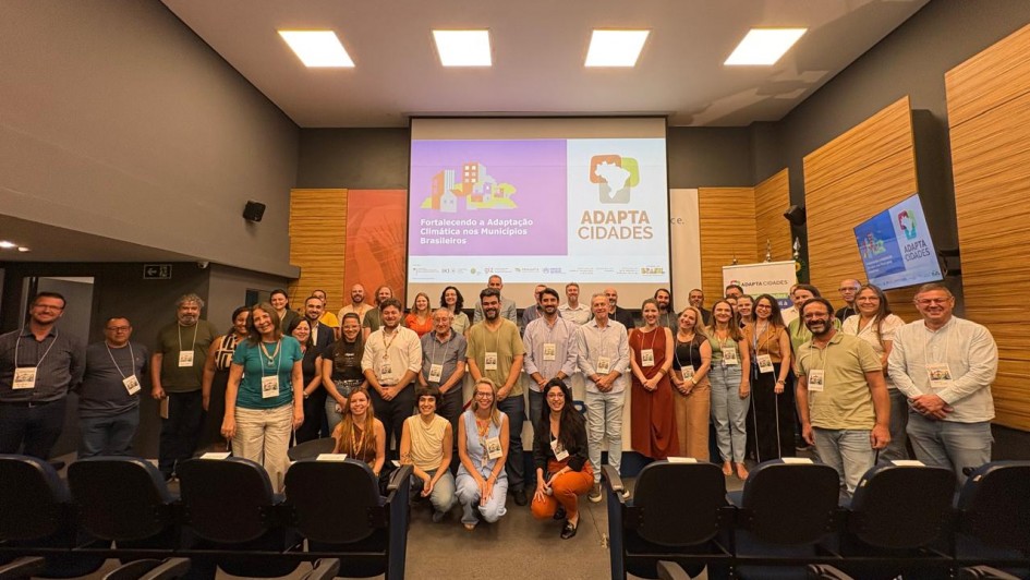 Participantes de evento de meio ambiente