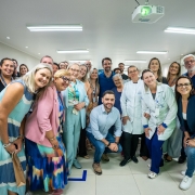 Governo Eduardo Leite e vice-governador Gabriel Souza no Hospital S&atilde;o Francisco de Paula, de Pelotas