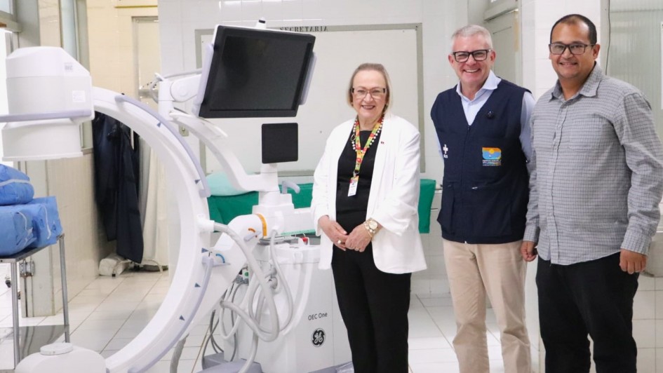 Entrega de equipamentos &agrave; Santa Casa de S&atilde;o Louren&ccedil;o do Sul  mar 2026