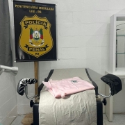 Foto mostra consult&oacute;rio m&eacute;dico na penitenciaria modulado de Iju&iacute;