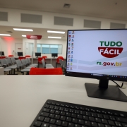 Foto mostra ag&ecirc;ncia do Tudo F&aacute;cil.