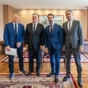 Governador Eduardo Leite apresentou demandas ao ministro da Agricultura e Pecu&aacute;ria, Carlos F&aacute;varo, em Bras&iacute;lia