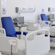 Foto mostra Unidade de Hemodin&acirc;mica do Hospital Regional de Santa Maria.