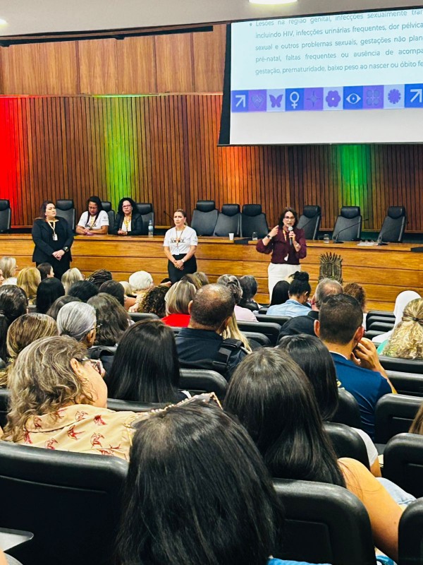 Foto do Encontro Estadual de Mulheres, promovido pelo governo do Estado