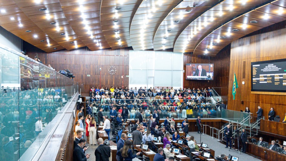 Imagem de sess&atilde;o da Assembleia Legislativa