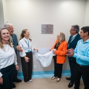 Foto de ato de inaugura&ccedil;&atilde;o