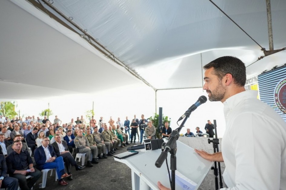 Na cerimônia, em 2024, Leite destacou que novo CRPO/Norte faz parte do programa de reestruturação da segurança pública do Estado -Foto: Mauricio Tonetto/Secom