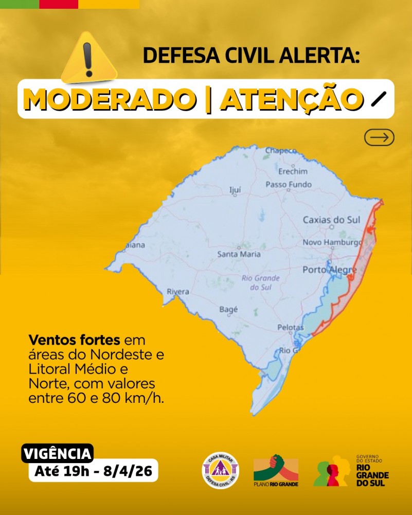 Alerta amarelo 8 de abril LNORTE