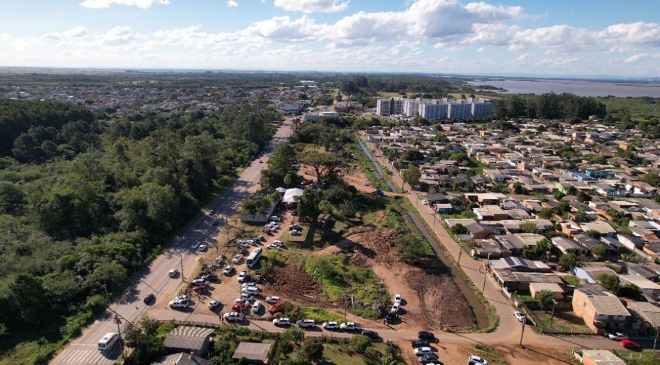 Terreno em Guaíba que vai receber a nova sede do 31º Batalhão de Polícia Militar -Foto: Luís André/Secom