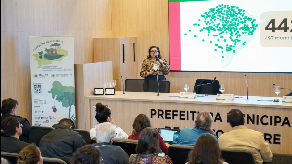 Governo debate financiamento clim&aacute;tico e destaca a&ccedil;&otilde;es de adapta&ccedil;&atilde;o em encontro do ICLEI, em Porto Alegre abr26
