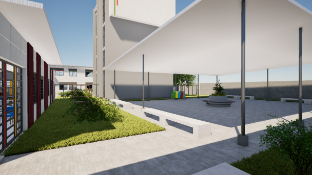 Proje&ccedil;&atilde;o da escola estadual do complexo escolar de Roca Sales (4)