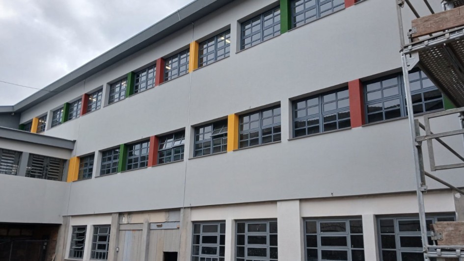Fachada   &Uacute;ltima etapa da recupera&ccedil;&atilde;o do Instituto de Educa&ccedil;&atilde;o Crist&oacute;v&atilde;o de Mendoza, em Caxias do Sul, chega a 70% d