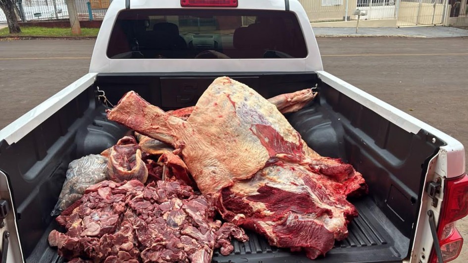 Foram apreendidas carnes sem nota fiscal e acondicionadas de modo irregular em Santa Maria e em Santo Ângelo -Foto: DCS/PC-RS