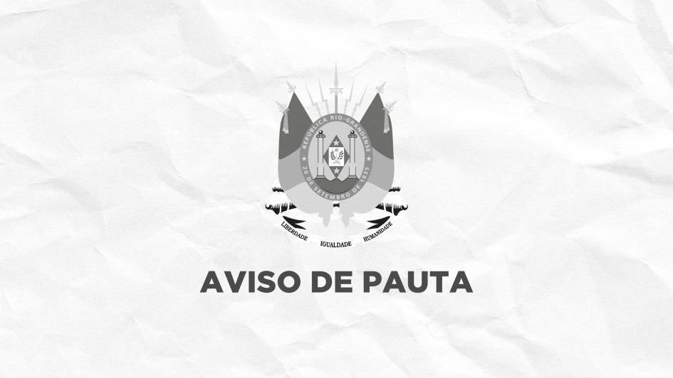 Aviso de Pauta